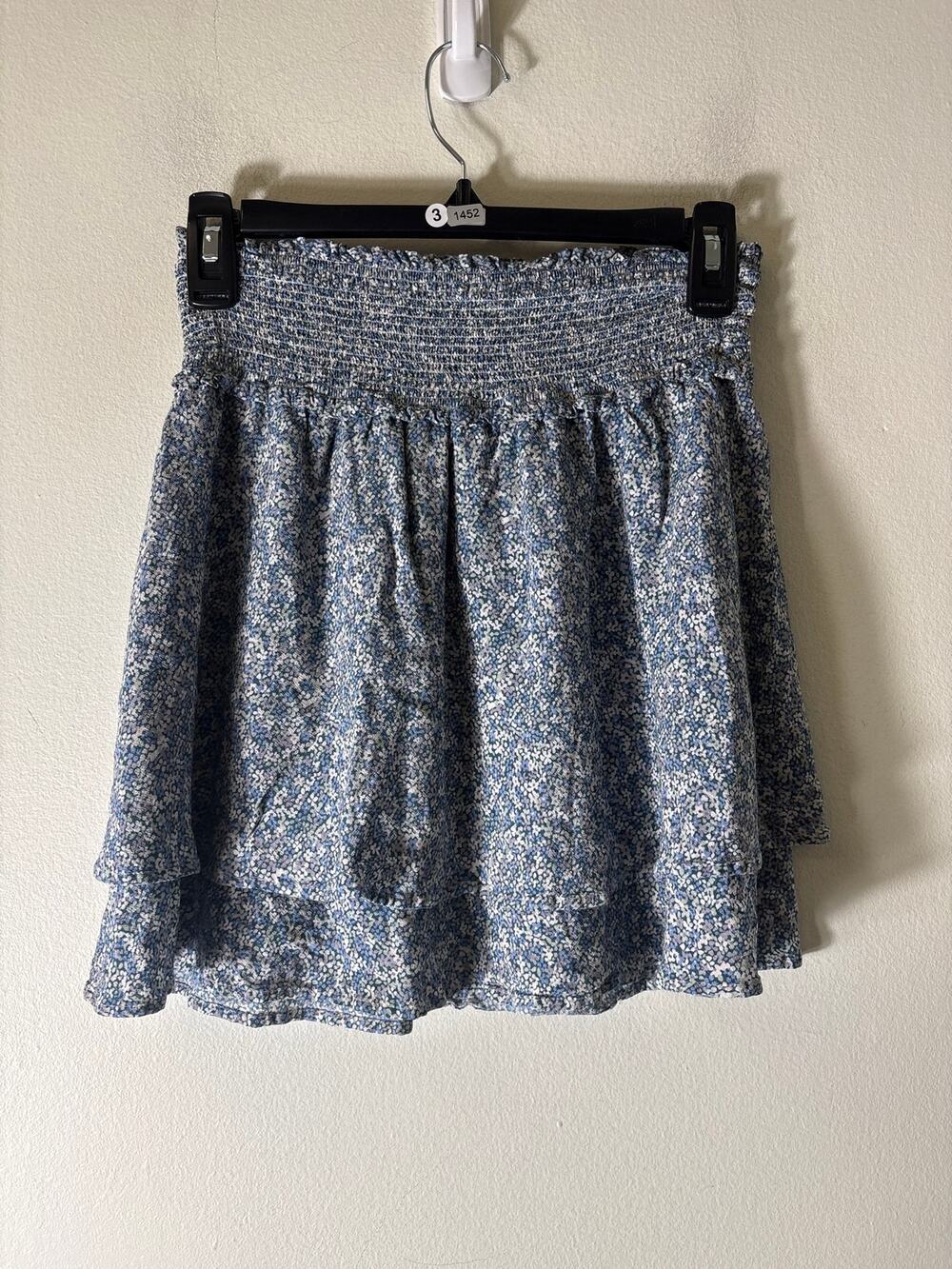 Rails Mini Blue Floral Skirt Sz S